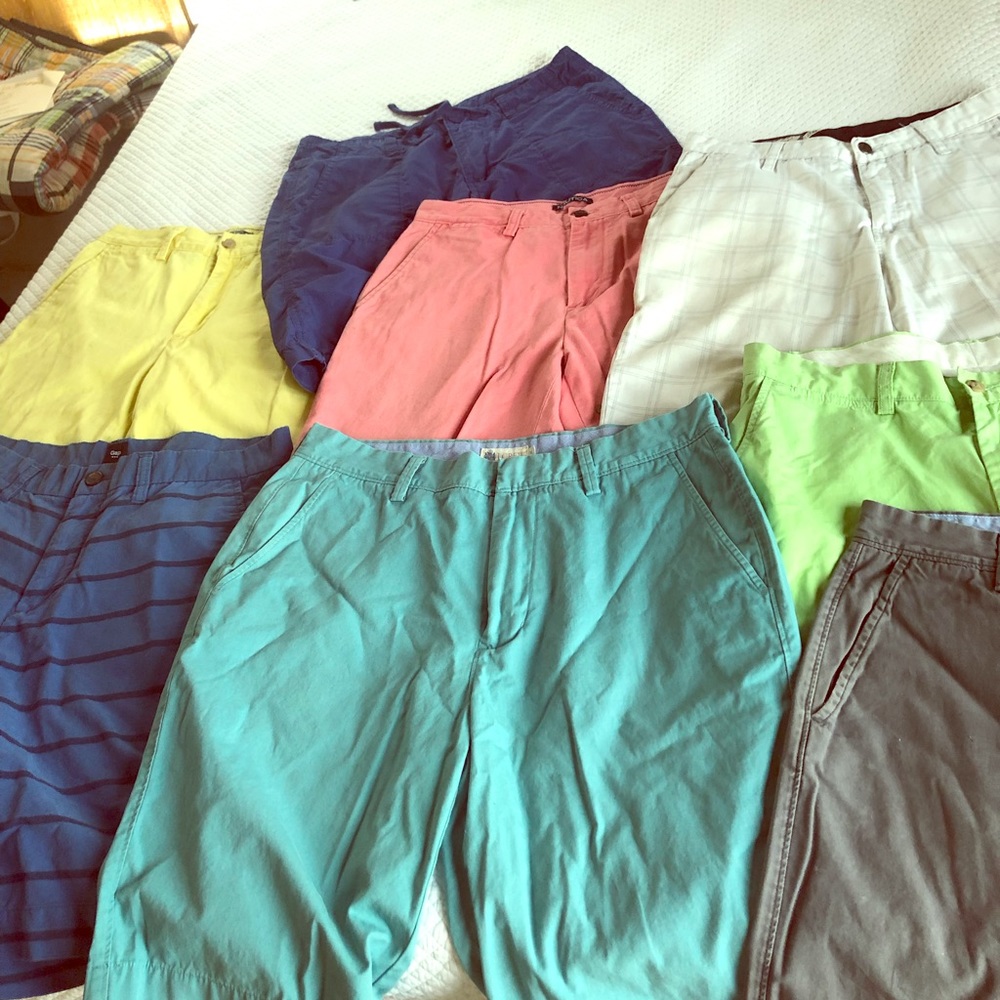 Lot of 8 men’s shorts